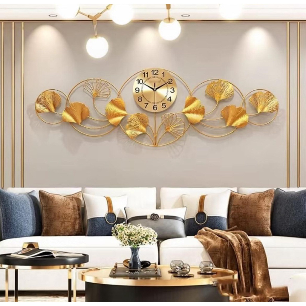 Jam dinding merak jam jumbo luxury jam mewah hiasan dinding jam mewah