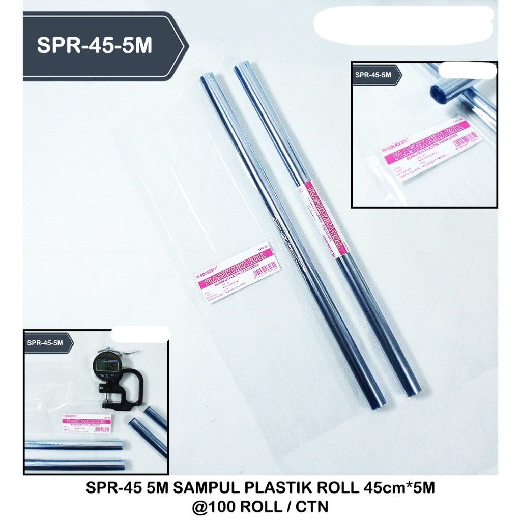 

Sampul Buku Plastik Mika Quarto Boxy Roll 34 cm / 45 cm x 5 Meter Tebal