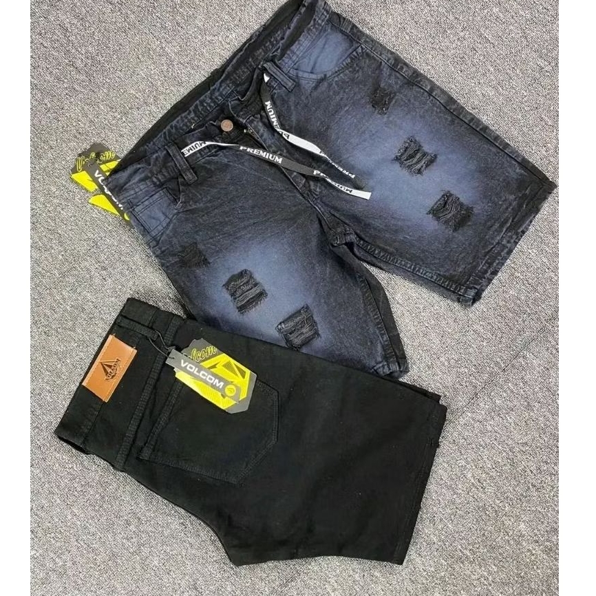 Celana jeans pendek sobek pria dewasa celana pendek jeans robek sobek premium celana jeans sobek hit