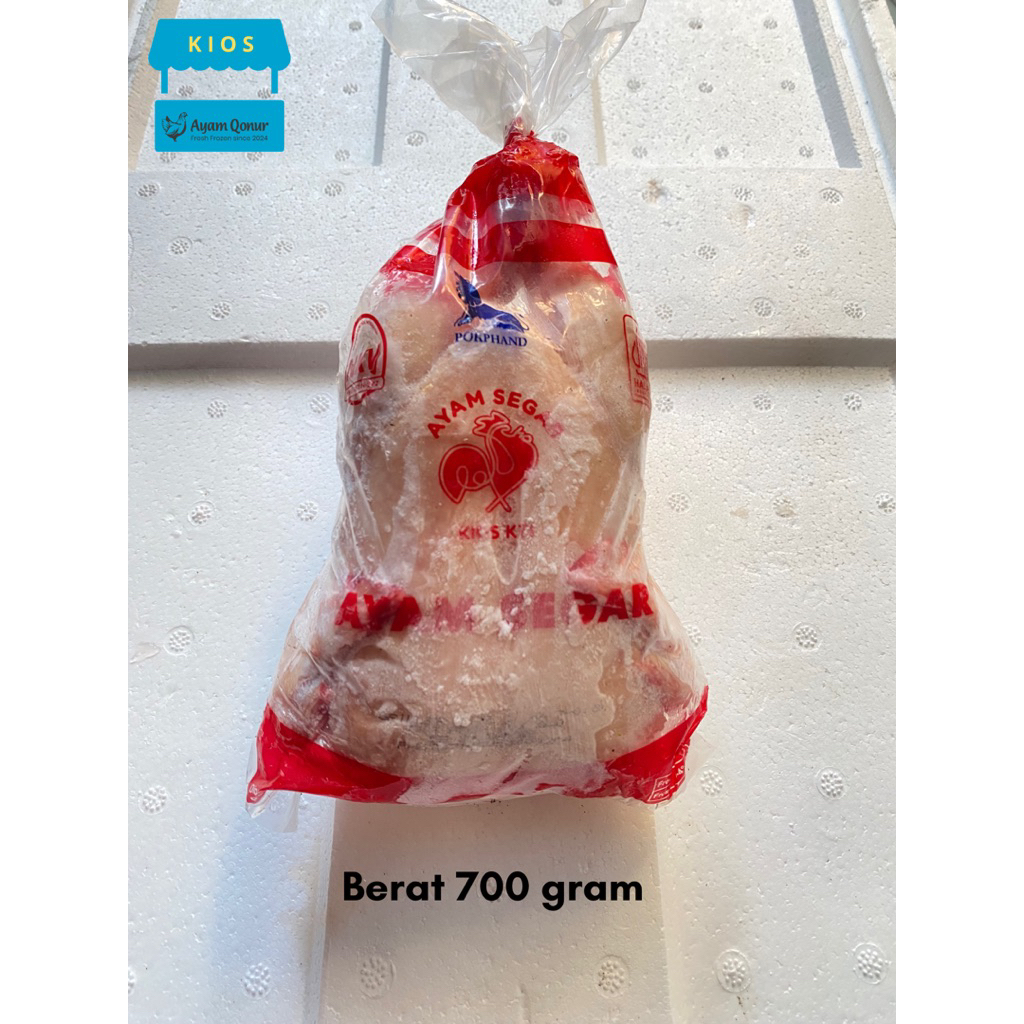 

Ayam potong / Ayam karkas ukuran 600 gram - 800 gram