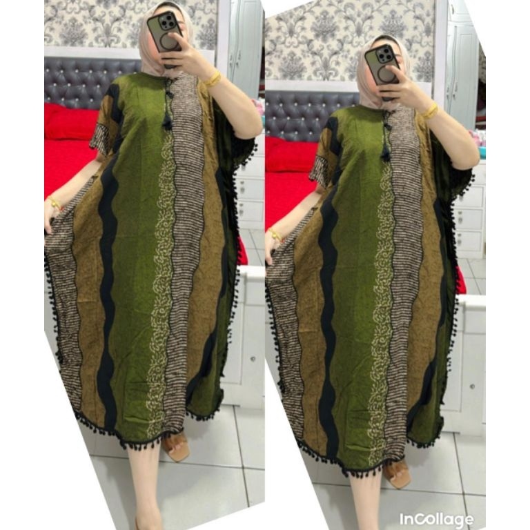 KODE E17U Lowo pompom Lowo storjoan Kaftan Setorjoan