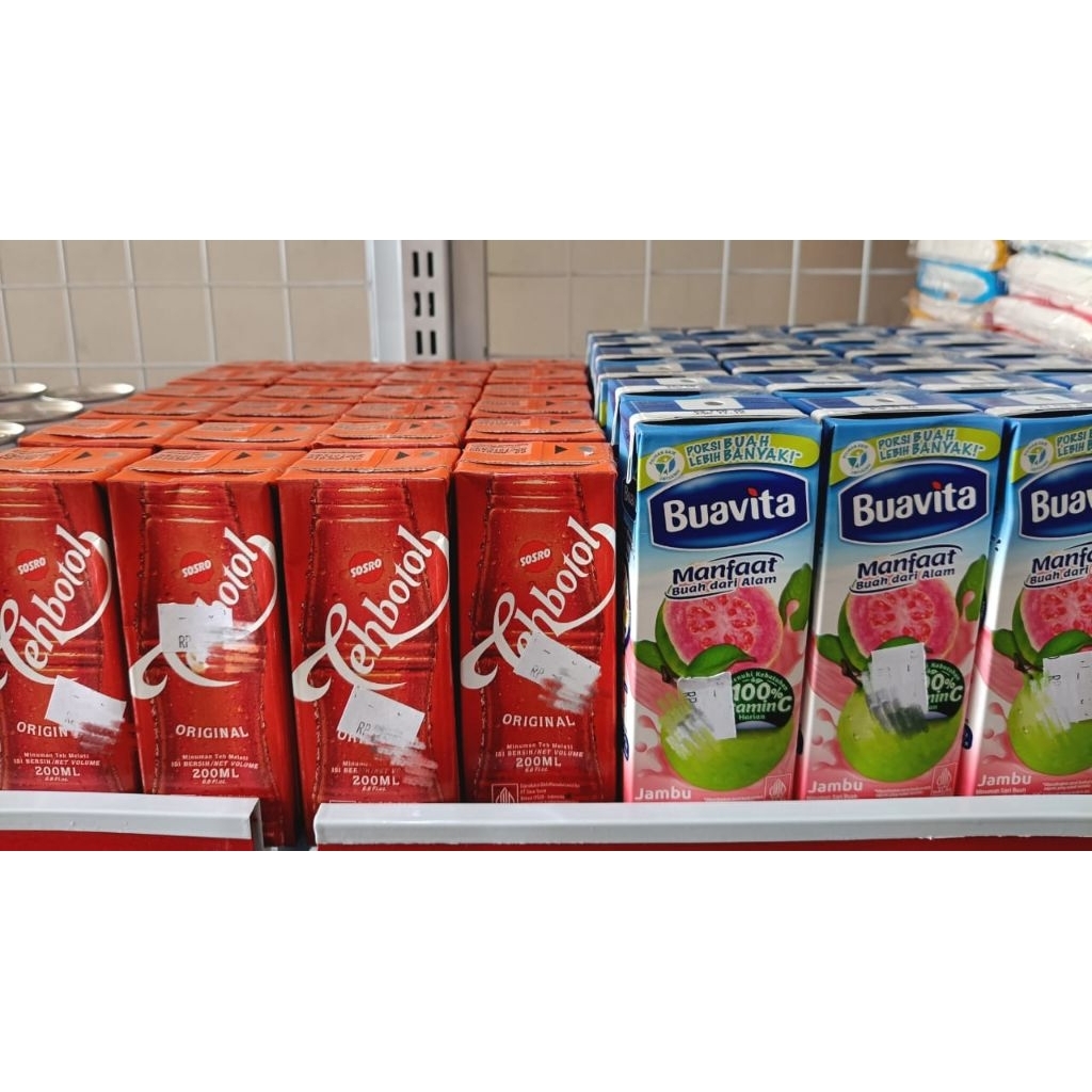 aneka minuman/teh botol/buavita/milo180ml/milo110ml