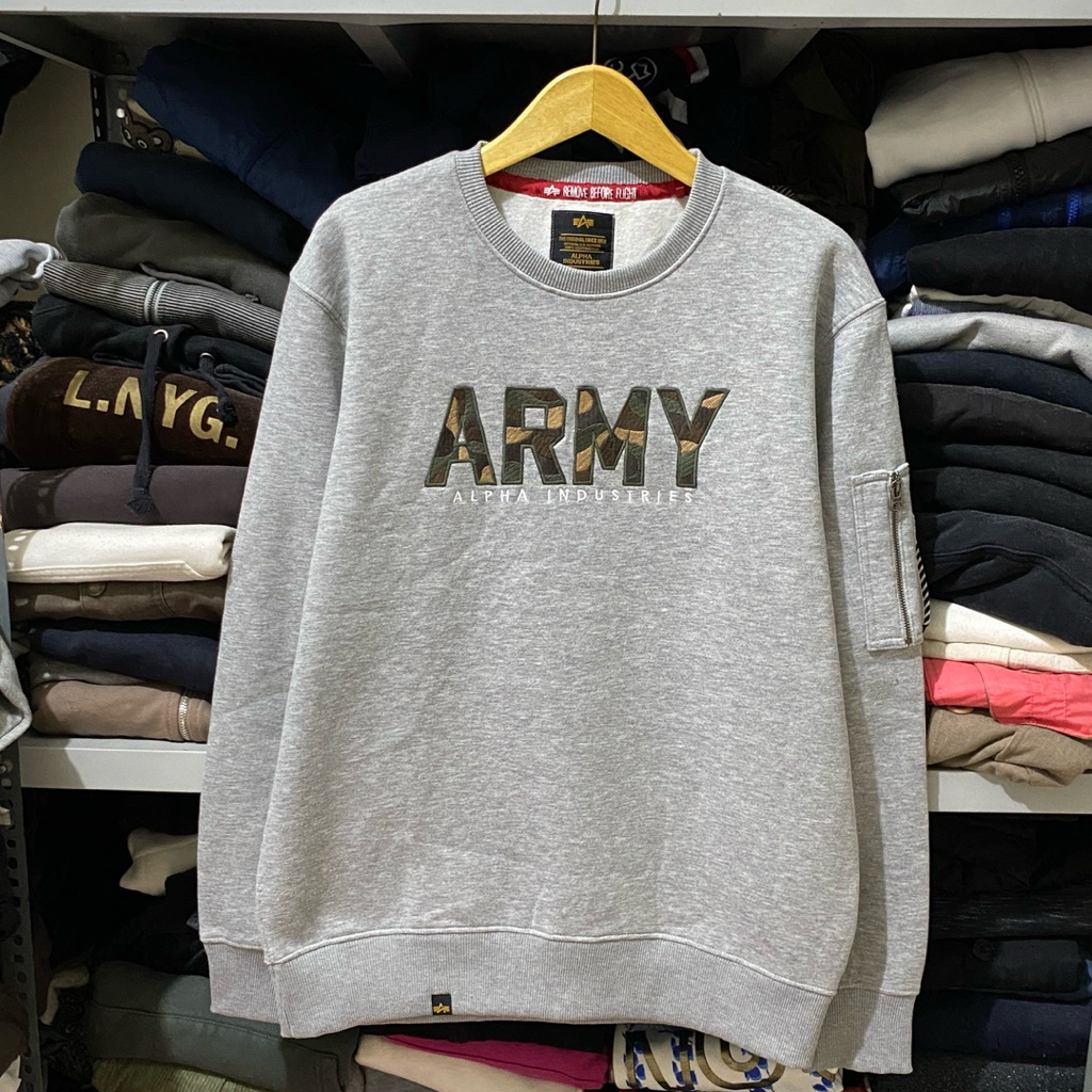 crewneck alpha industries original