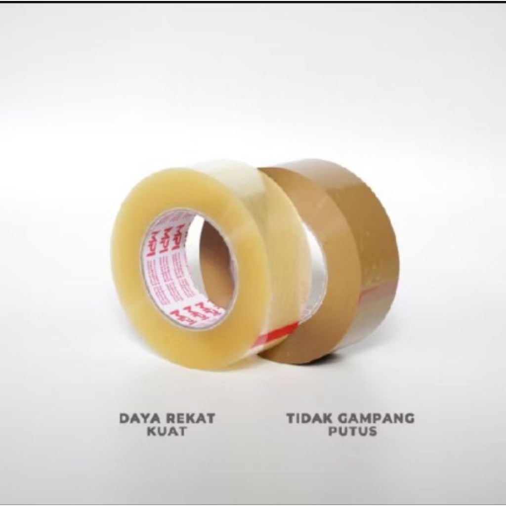 

Lakban Bening / Lakban Coklat 45mm x 200 Yard Master Pack Indonesia