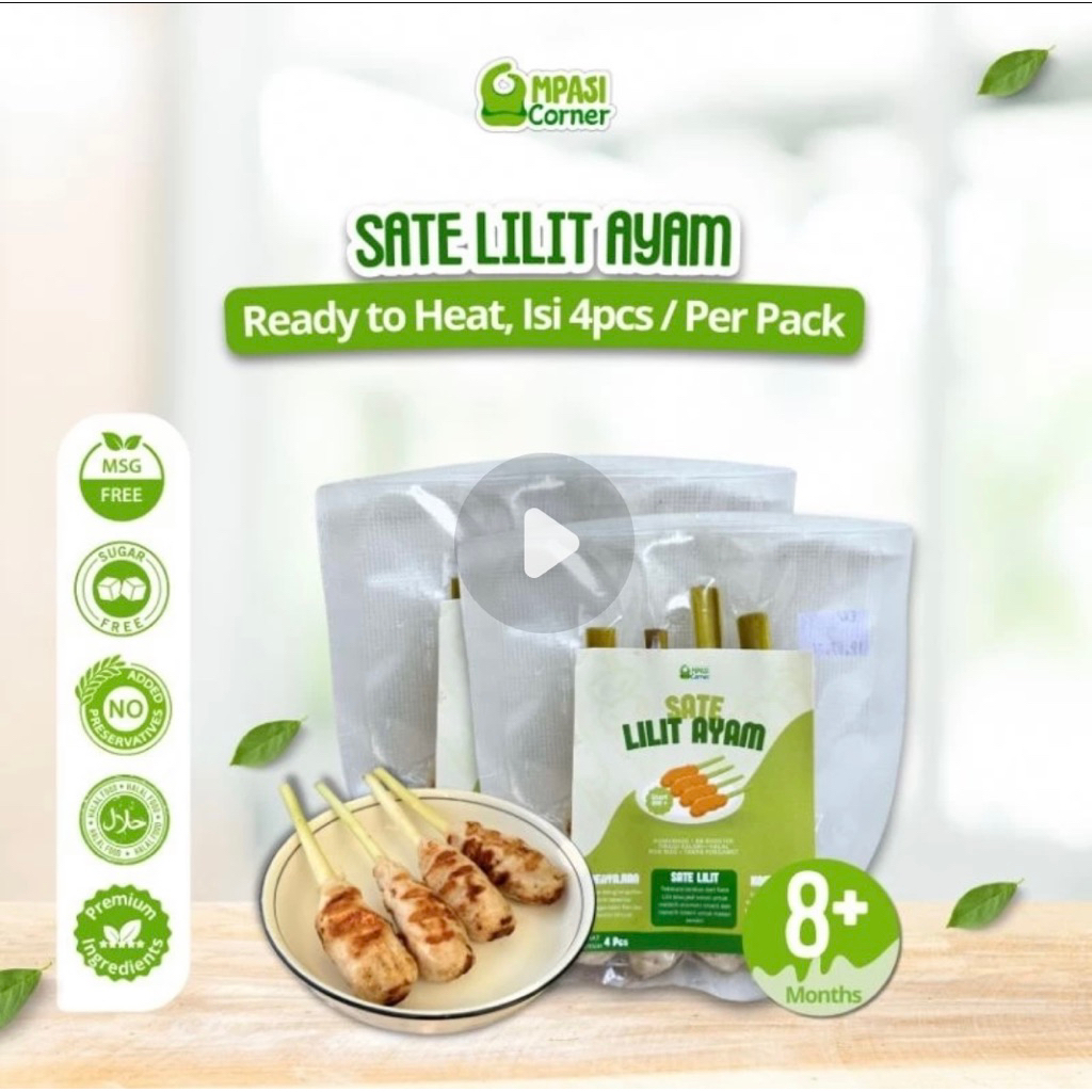 

SATE LILIT AYAM (tanpa tepung) - MPASI CORNER