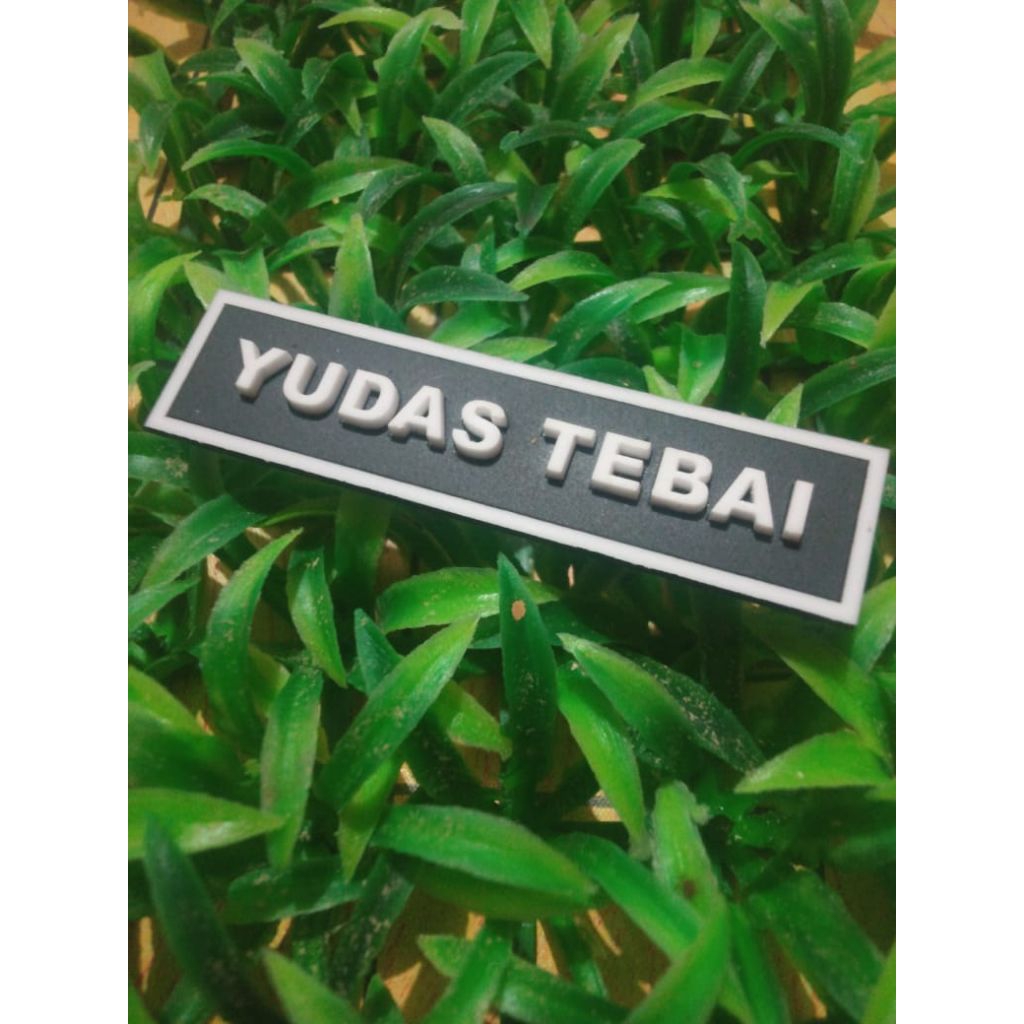 

Nametag timbul full akrilik