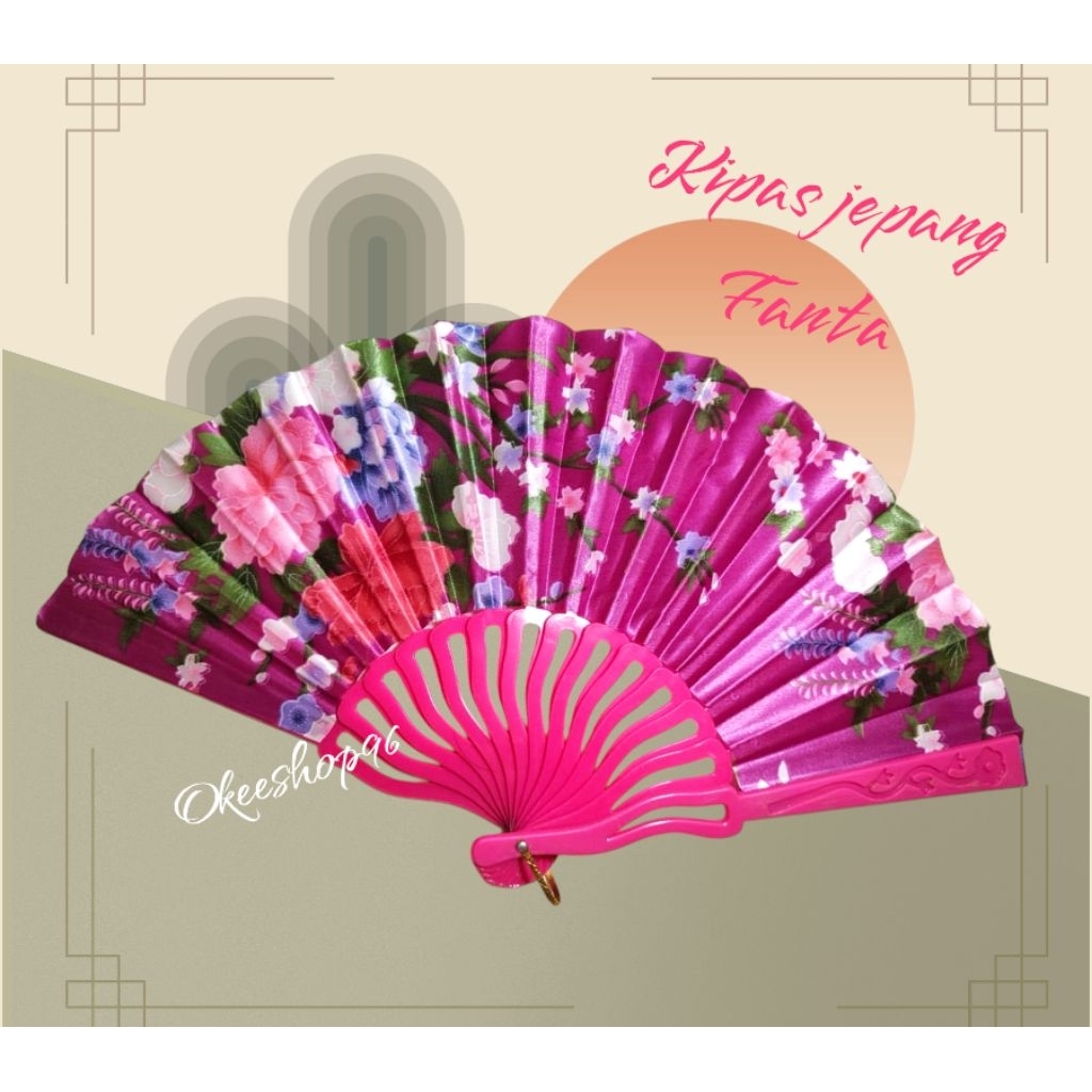 KIPAS FANTA / KIPAS JEPANG / KIPAS NARI / KIPAS JEPANG BUNGA / KIPAS SOUVENIR