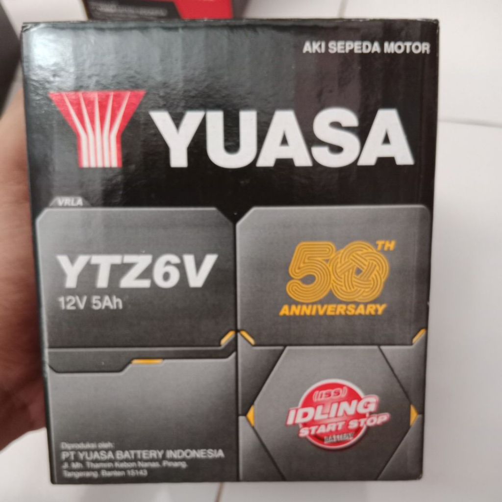 AKI Yuasa original YTZ6V 12 V 5 Ah