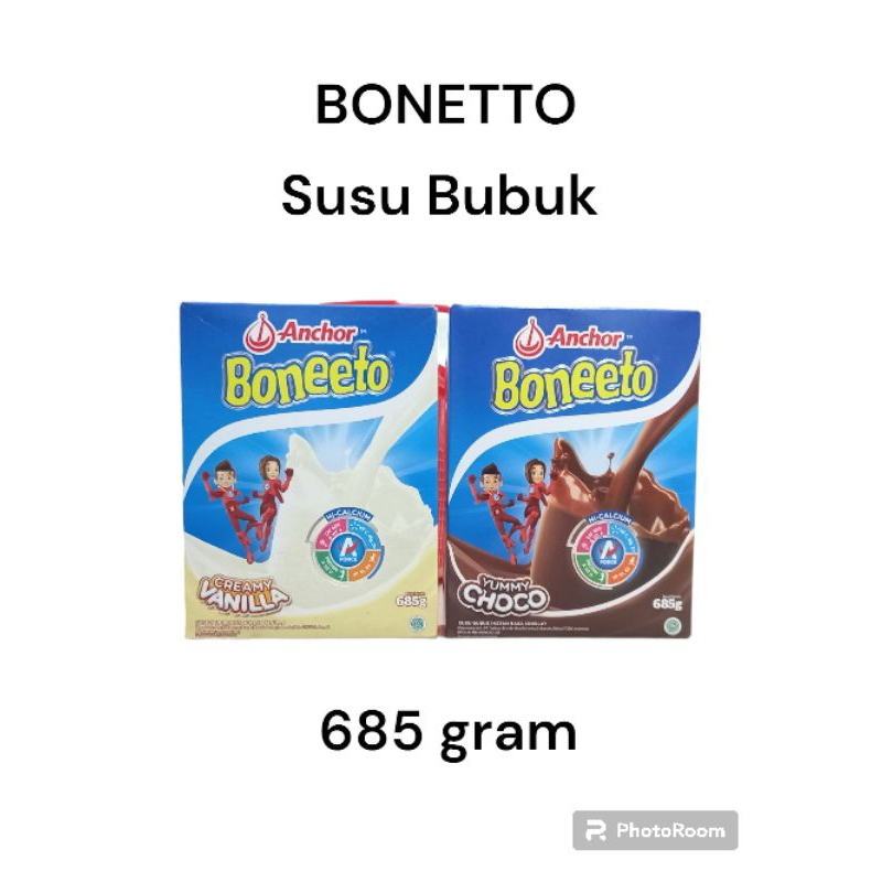 

Susu Boneeto Cokelat Dan Vanilla 685 gr