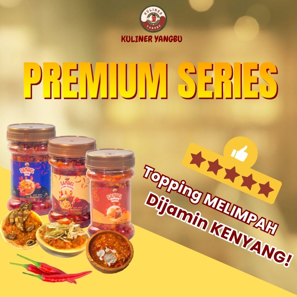 

BUNDLING PREMIUM SERIES sambel Kuliner Yangbu halal homemade tanpa pengawet sintetis 120/150gr