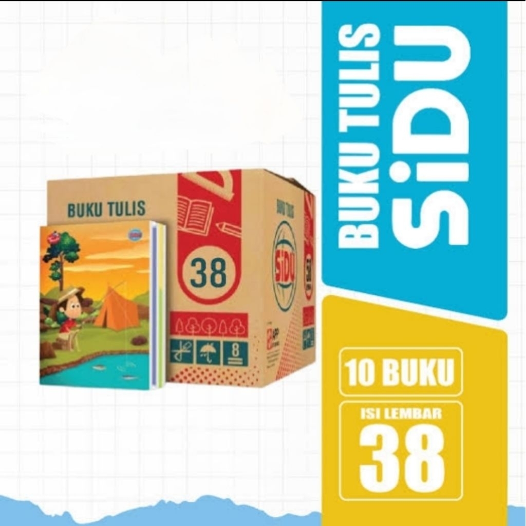 

BUKU TULIS SIDU ADA DUA VARIAN ISI 38 DAN ISI 58 [HARGA /PACK ISI 10 BUKU]