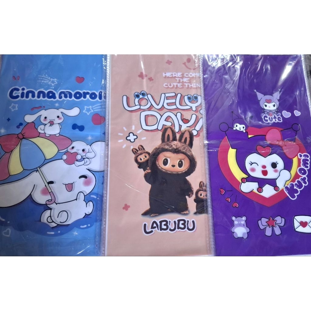 

Isi 10 Plastik Ulang Tahun Ultah Snack Bingkisan Goodie Bag Happy Birthday Kuromi Cinnamonroll Labubu Tanggung 22cm×40cm