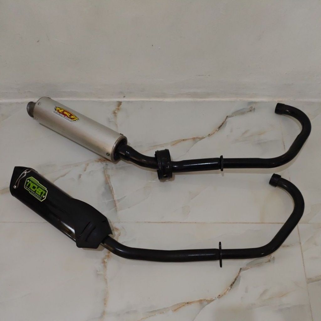 Knalpot Nobi Neo SS dan HRP verza, Knalpot Racing Honda Verza, CB Verza, New Megapro, GL, Tiger