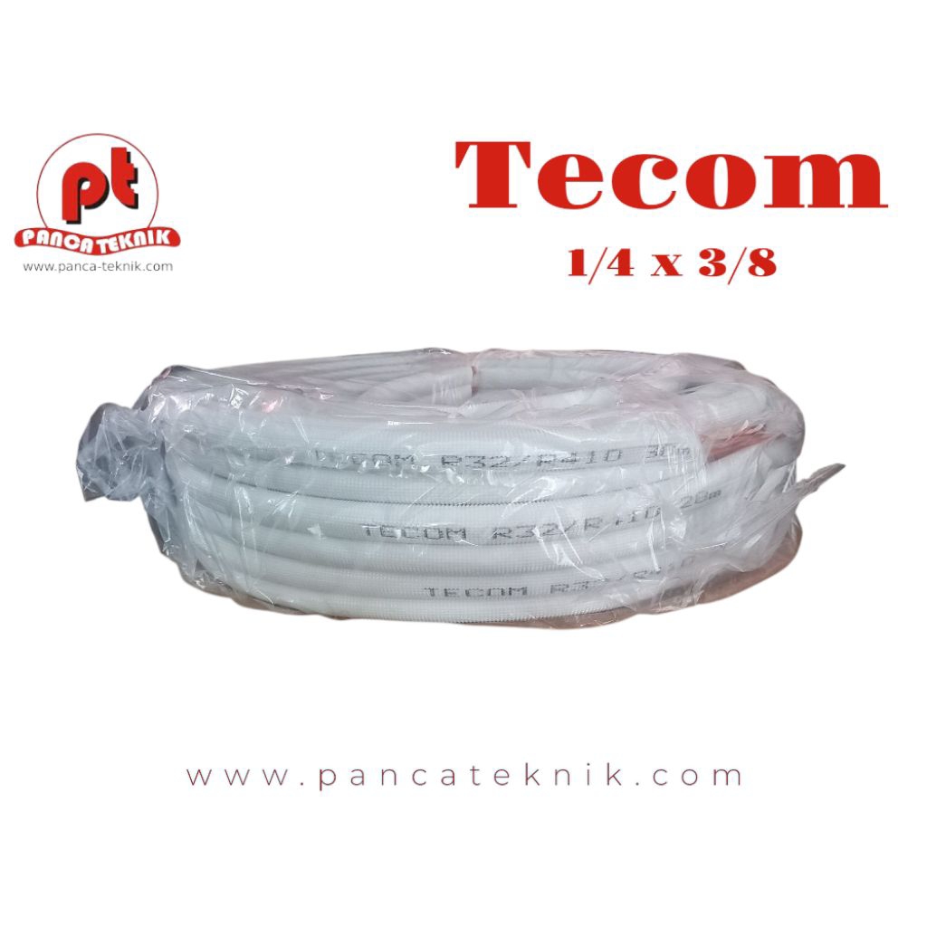 PIPA AC TECOM 1/4 X 3/8 30M 1/2pk - 1pk|Pipa ac 1pk Tecom