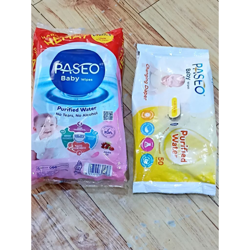 Tisu basah paseo satu pack isi 2 pack kecil