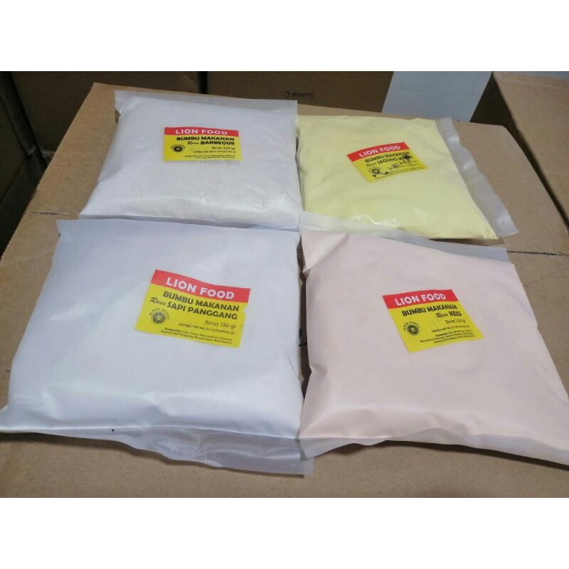 

Lion Food Bumbu Tabur Makanan / Barbeque/Keju/Sapi Panggang/ Jagung/ Balado