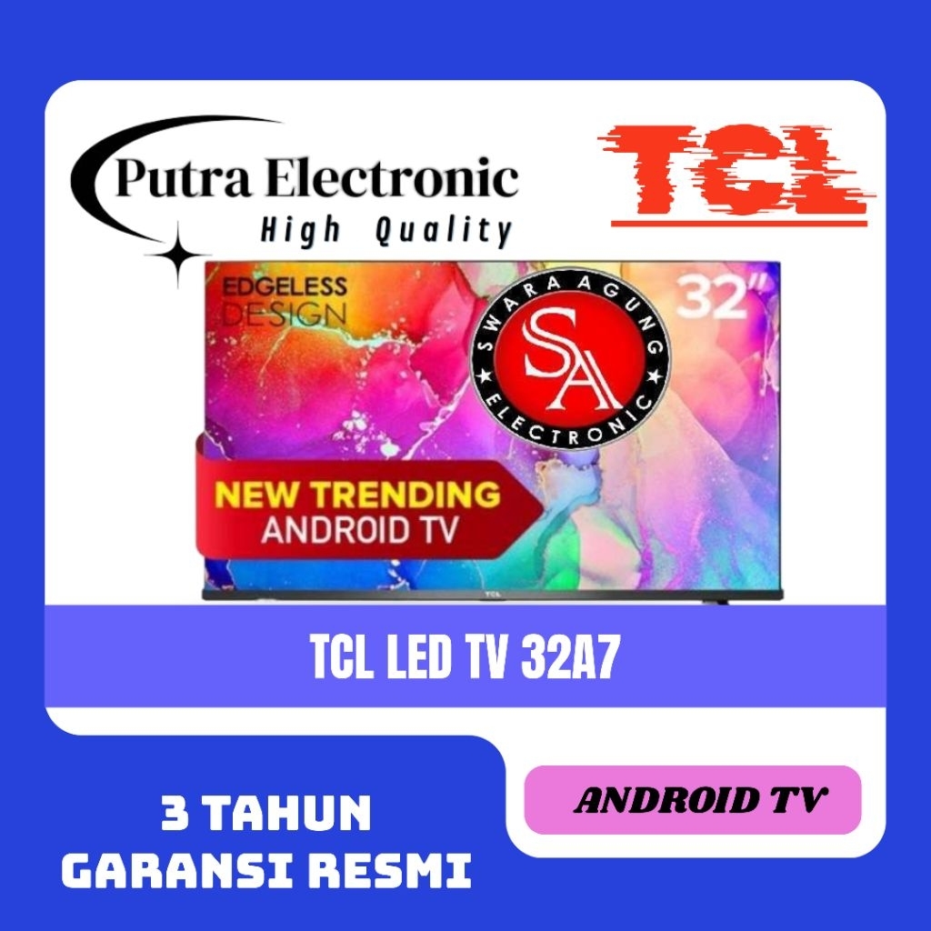 TCL LED TV 32A7 ANDROID TV 11