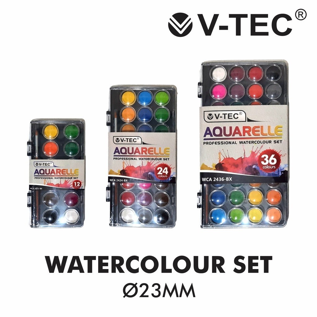 

V-TEC WATERCOLOR CAKES WCA 12,24 DAN 36W