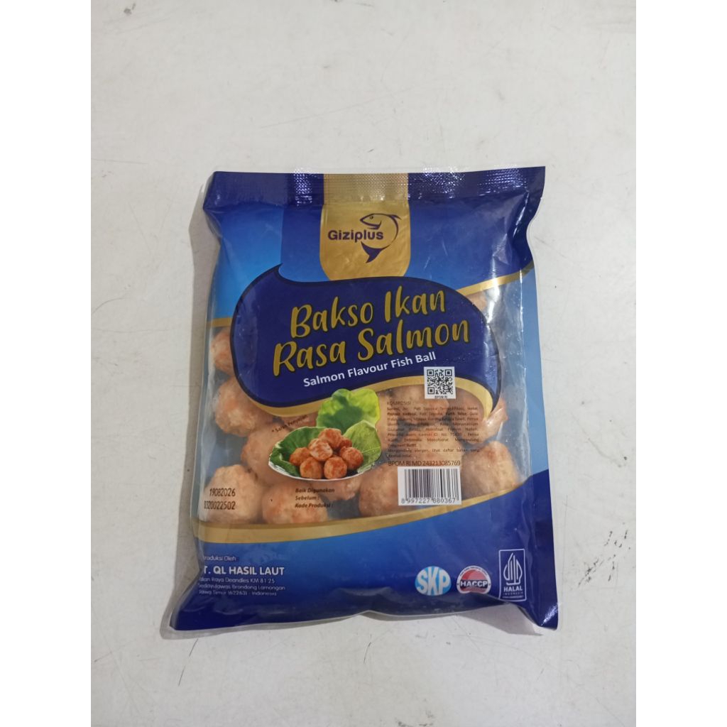 

Giziplus bakso ikan rasa Salom 500gr