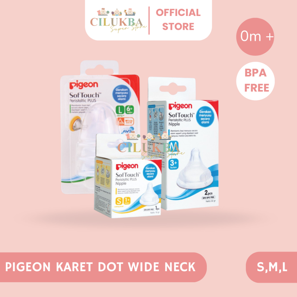 PIGEON KARET DOT BOTOL WIDE NECK | KARET DOT | NIPPLE | DOT BAYI