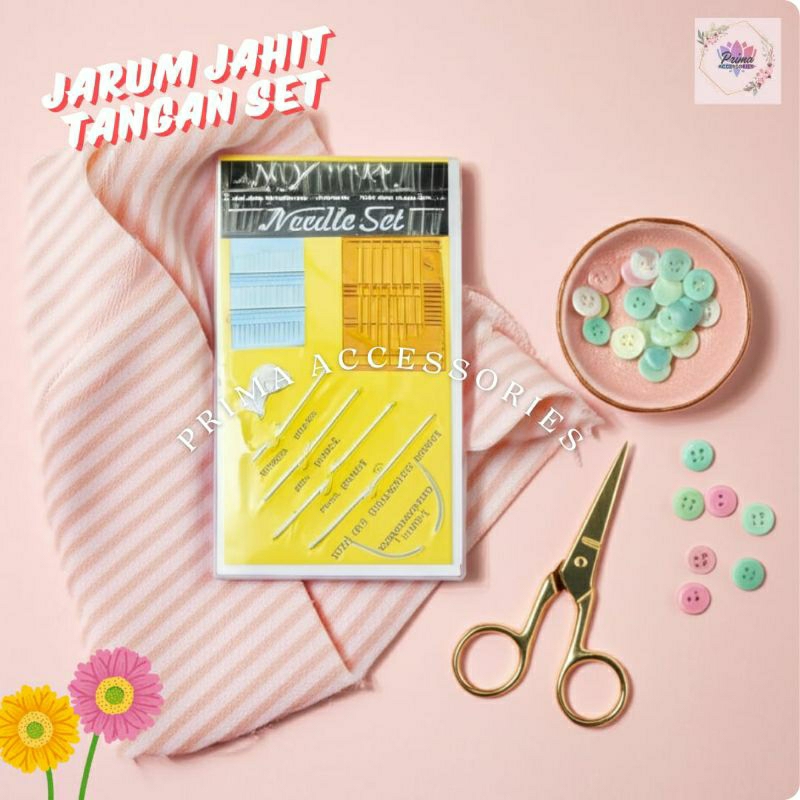 Jarum Jahit Tangan set | Jarum Jahit lengkap