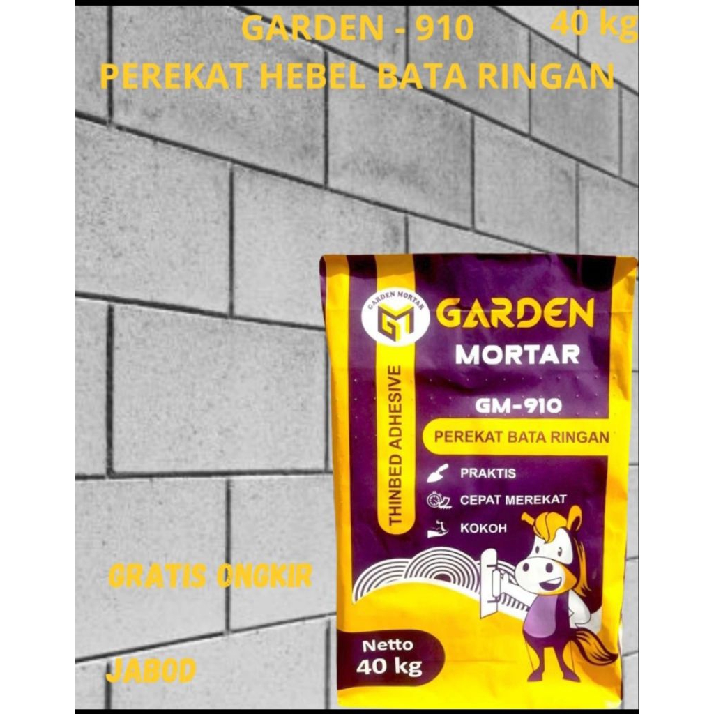 perekat hebel Garden mortar