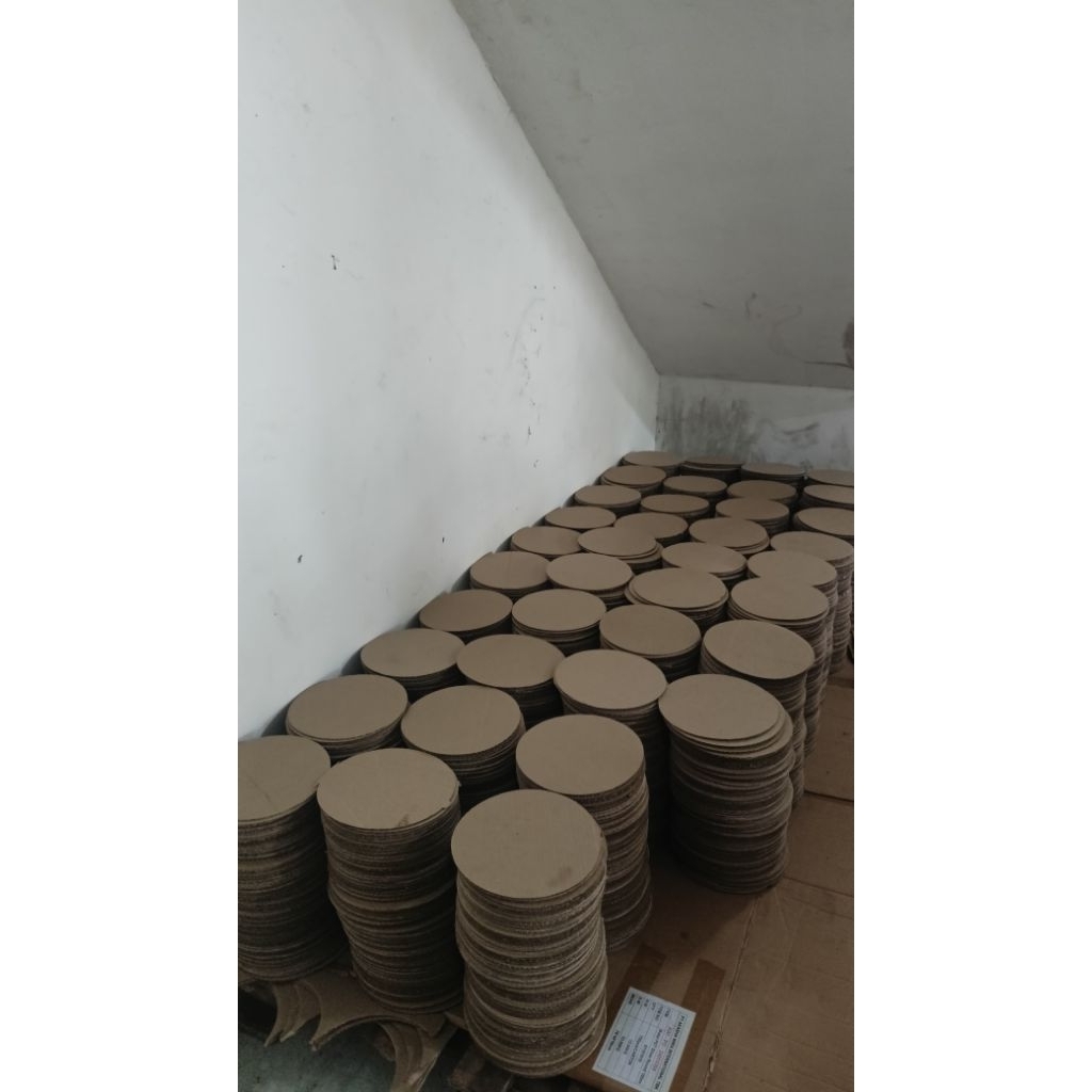 

Kardus karton lembaran bentuk lingkaran 20cm