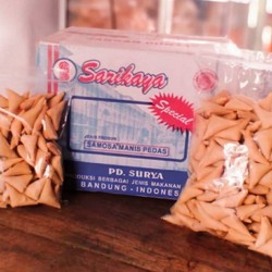 

SAMOSA ABON AYAM SPESIAL 500 GRAM / Samosa Ayam Spesial Pedas Manis Sarikaya