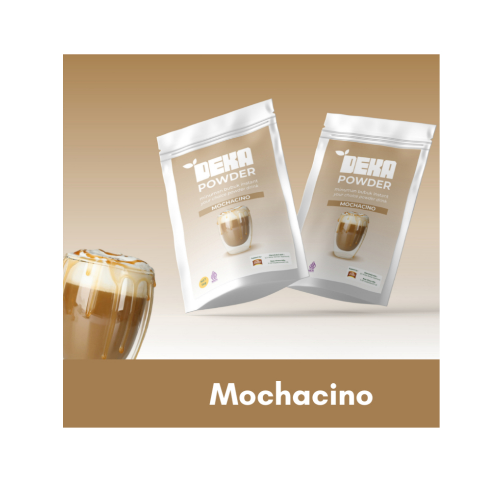 

DEKA Powder varian Mochacino / Minuman Bubuk / Powder Drink / Minuman Kekinian / Mochacino Bubuk