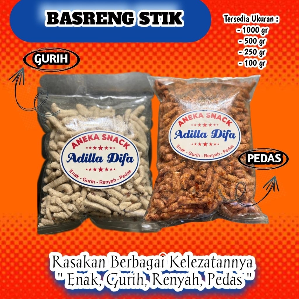 

Basreng Gurih Renyah Terbest Seller Adilla Difa Snack
