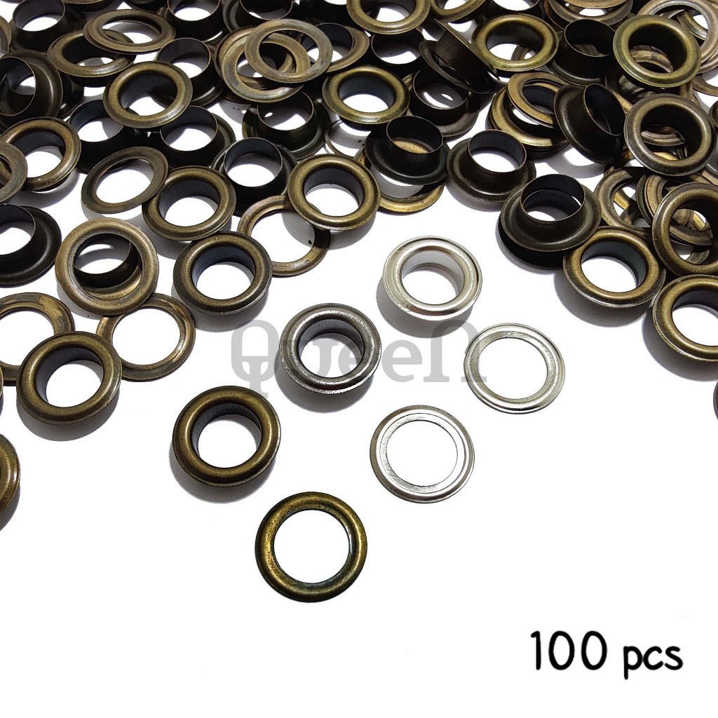 Eyelet / Mata Ayam 10 mm / Ring Mata Ayam 10mm / 100 Pcs