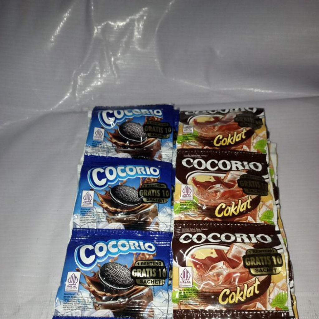 

Minuman Renteng Cocorio 6gr isi 20pcs