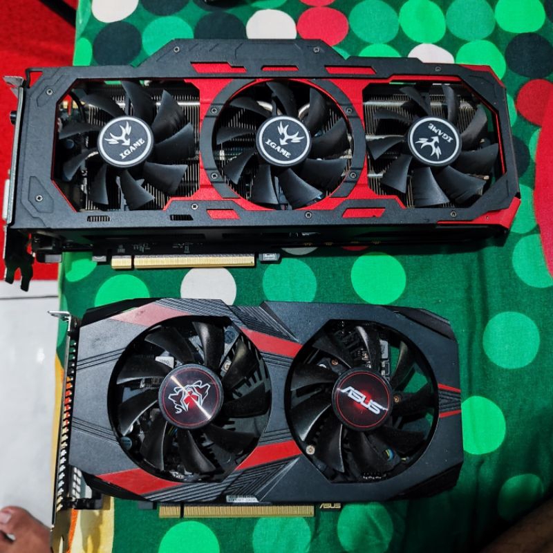 VGA Minus GTX 1050 Ti Dan GTX 970 4gb DDR5 Rusak