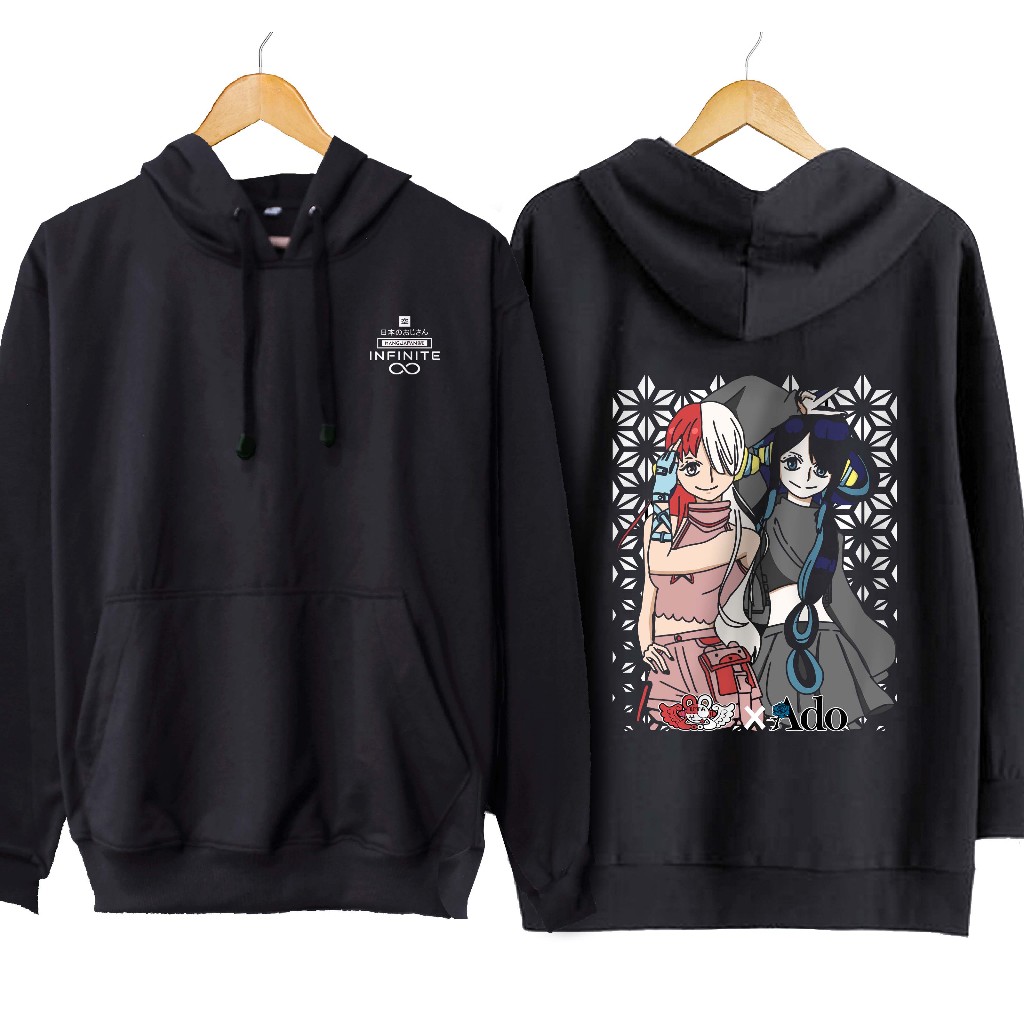 Jaket hoodie jumper infiniteADO X UTA-JAPAN MUSIC JPOPmaterial fleece