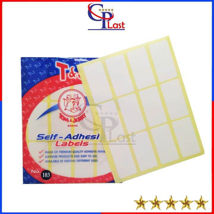 

Tom & Jerry Label Putih