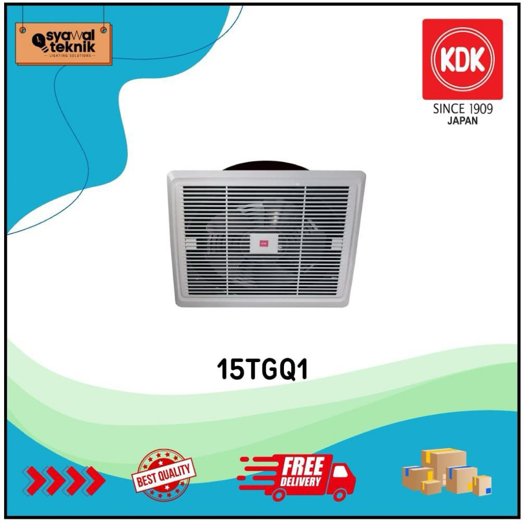 KDK Ceiling Blower Exhaust Fan Plafon Exhos Plavon 6 Inci Kipas Angin Hisap Ventilasi | 15TGQ