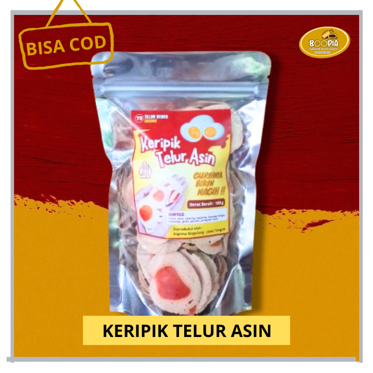 

Keripik Telur Asin (BUKAN KERUPUK) Original Telur Bebek Berkualitas