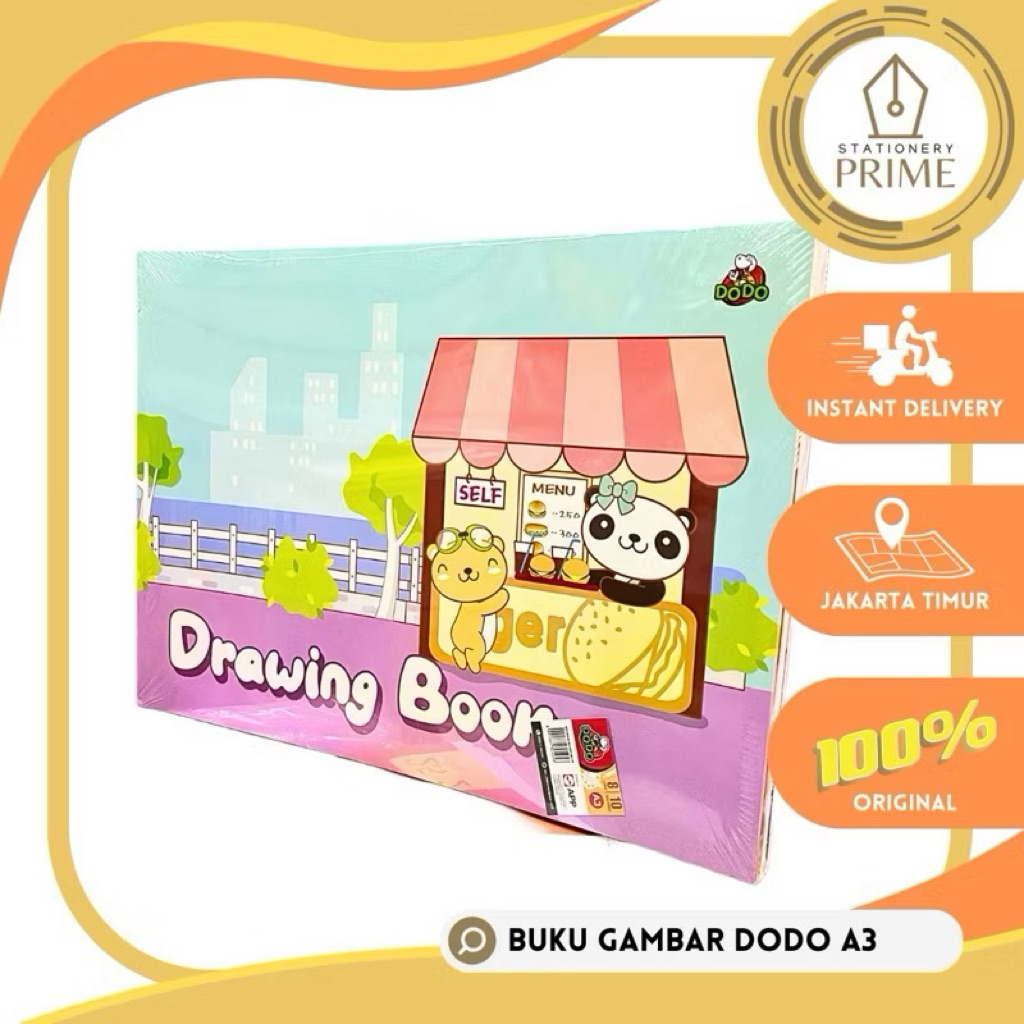

Buku Gambar A3 Merek Dodo By Sidu 1 pack isi 10 buku