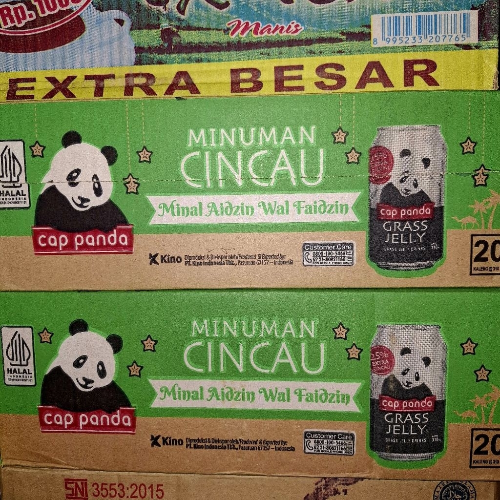 

minuman cincau cap panda 1 dus