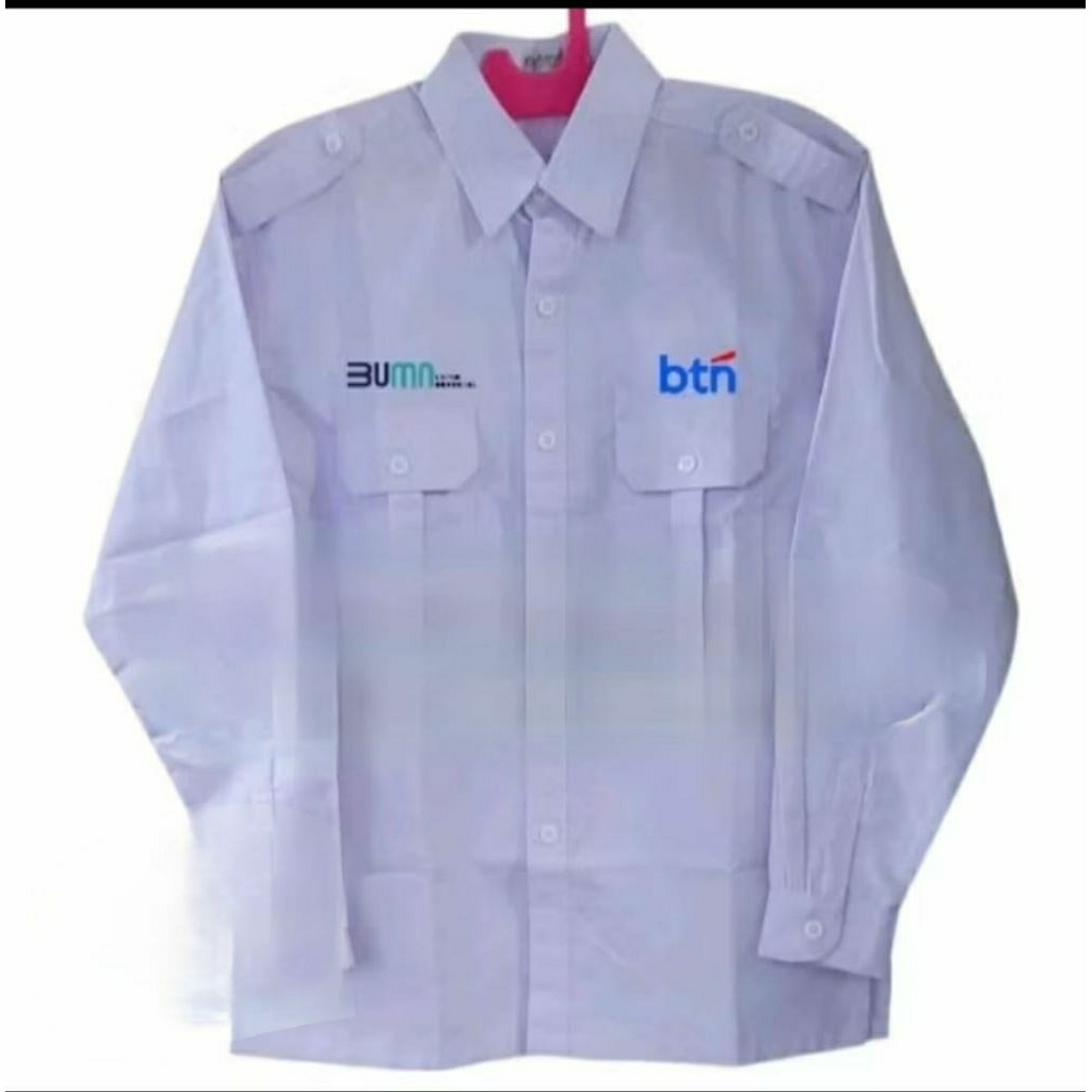 KEMEJA BUMN BTN/ SERANG BUMN BTN/ KEMEJA BTN/ SERANG BTN BAHAN DRILL