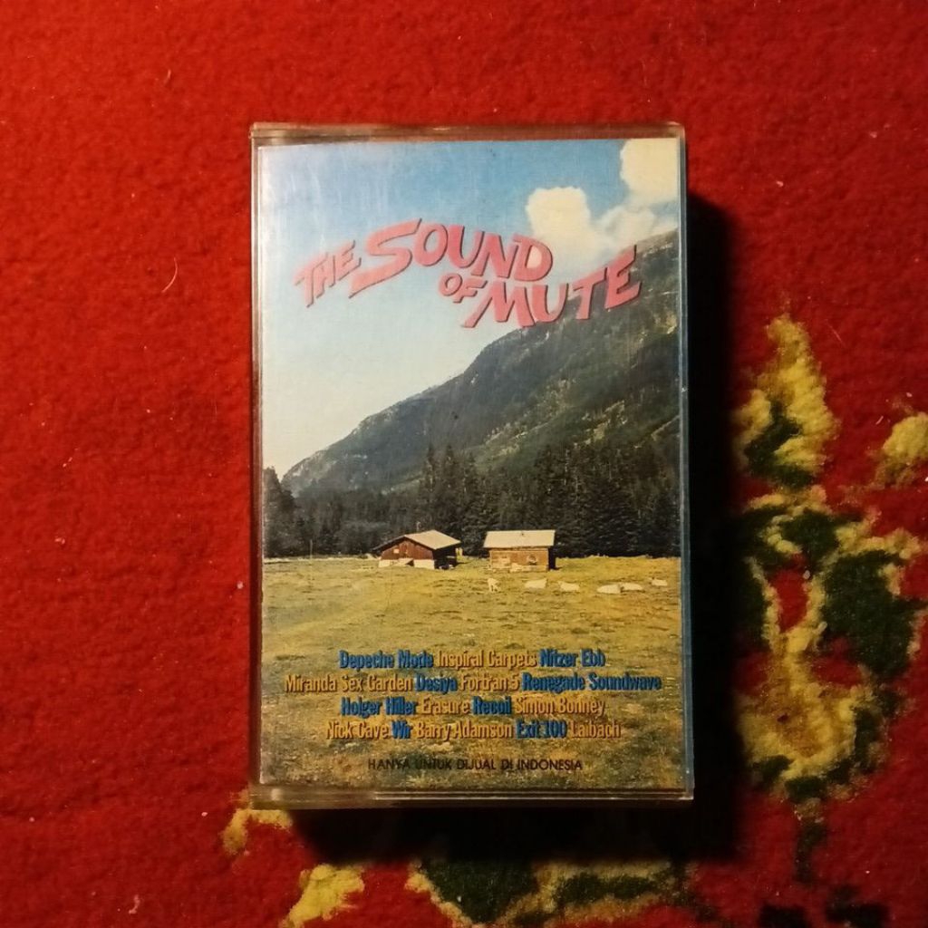 kaset pita the sound of mute various artist depeche mode recoil miranda sex garden