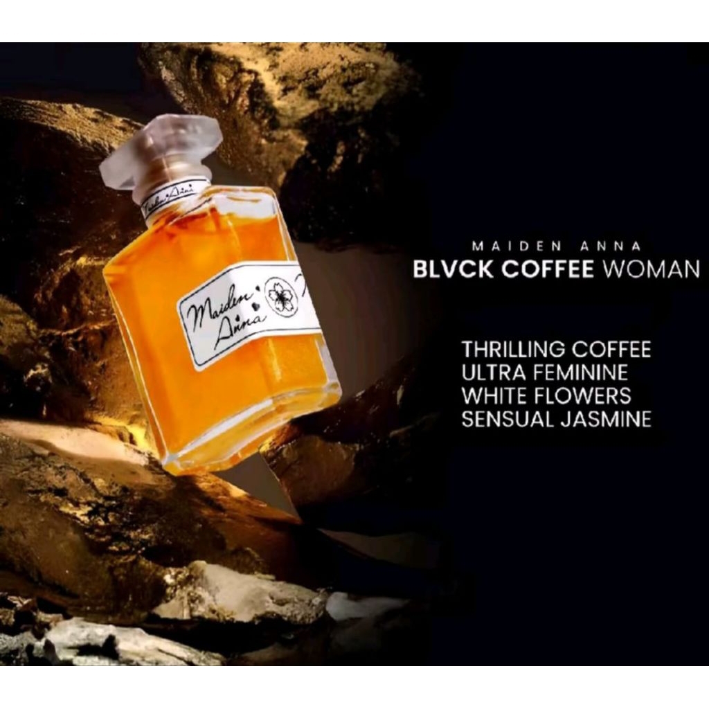 POWDERY BLVCK COFFE PARFUM ELEGAN UNISEKS WANGINYA TAHAN LAMA SEHARIAN