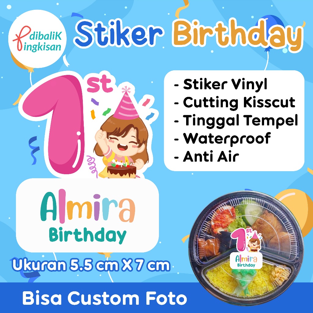 

Isi 30 Pcs Sticker Ulang Tahun Anak Sticker Karakter Bento Birthday Stiker Anak Souvenir