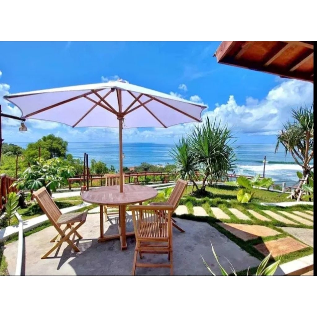 Kursi Meja Payung Taman / Kursi Payung Taman / Kursi Taman Payung / Kursi Outdor Taman