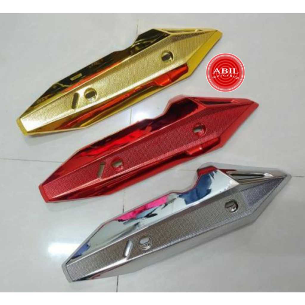 Cover pelindung knalpot vario 125/150 led new/tebeng knalpot