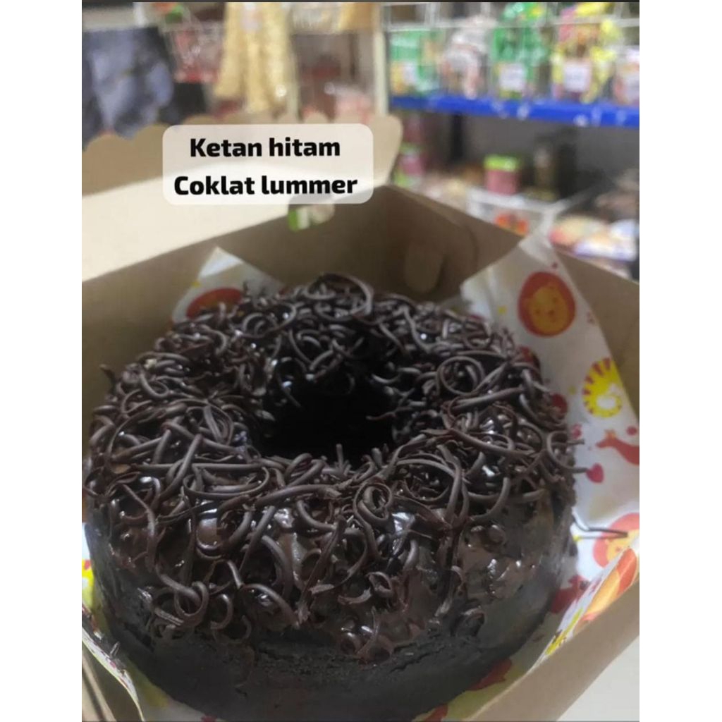 

bolu ketan hitam coklat lumer