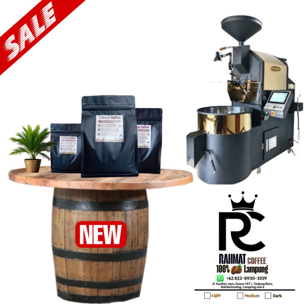 

Coffee Roasting, kopi Lampung Robusta, kopi fresh. 500gram