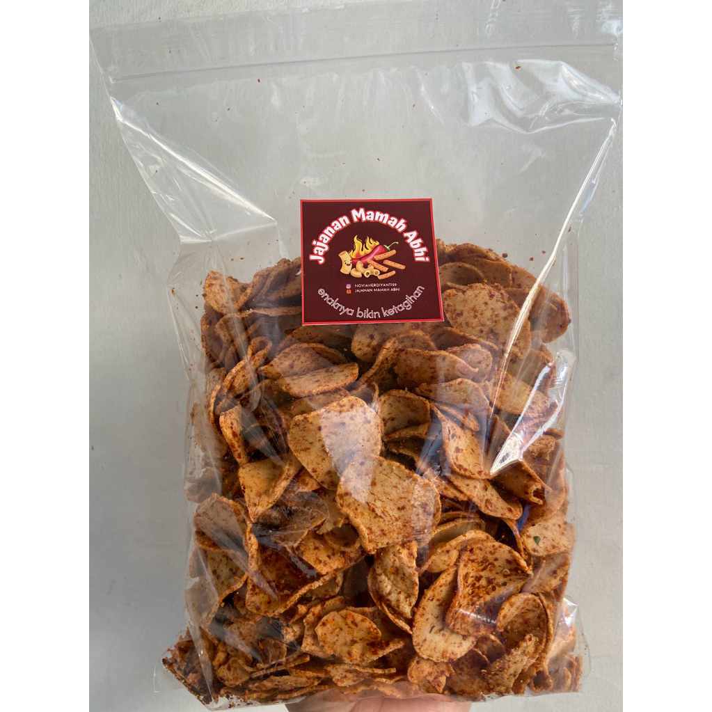 

Basreng koin daun jeruk mamah abhi 500gr