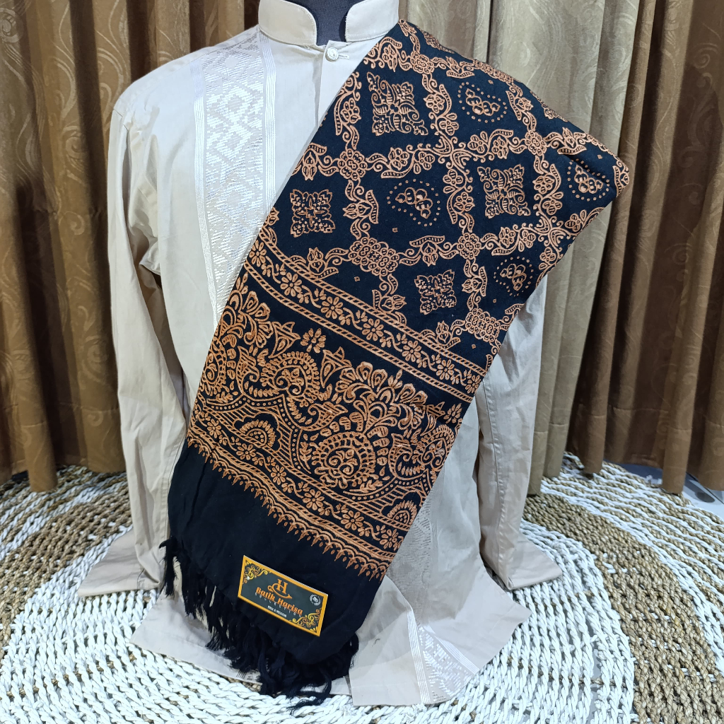 ORIGINAL SORBAN HABIB BAHAR SORBAN MOTIF KASHMIR SORBAN HABIB UMAR PANJANG 2 METER
