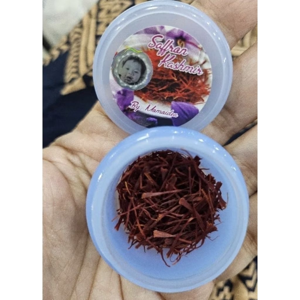 

Saffron kashmir 0,5 gram by Momoidea original suplemen kesehatan